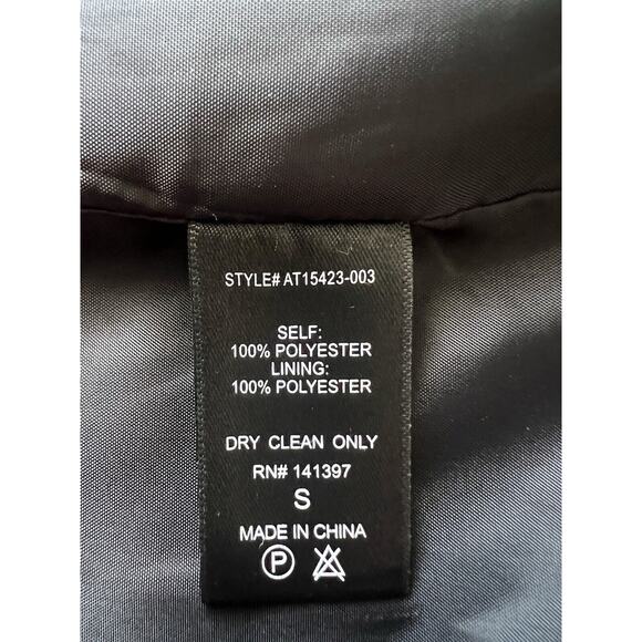 ASTR The Label Blazer Womens Small Black White Dots Open Front Workwear Office - Picture 4 of 12